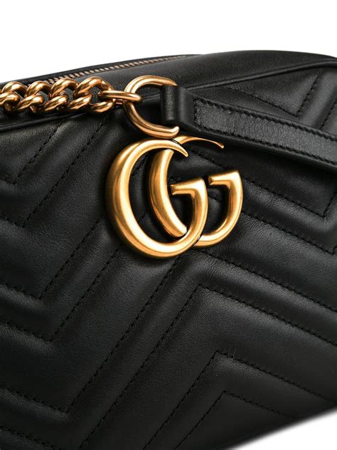 gucci cross shoulder bags|Gucci quilted crossbody bag.